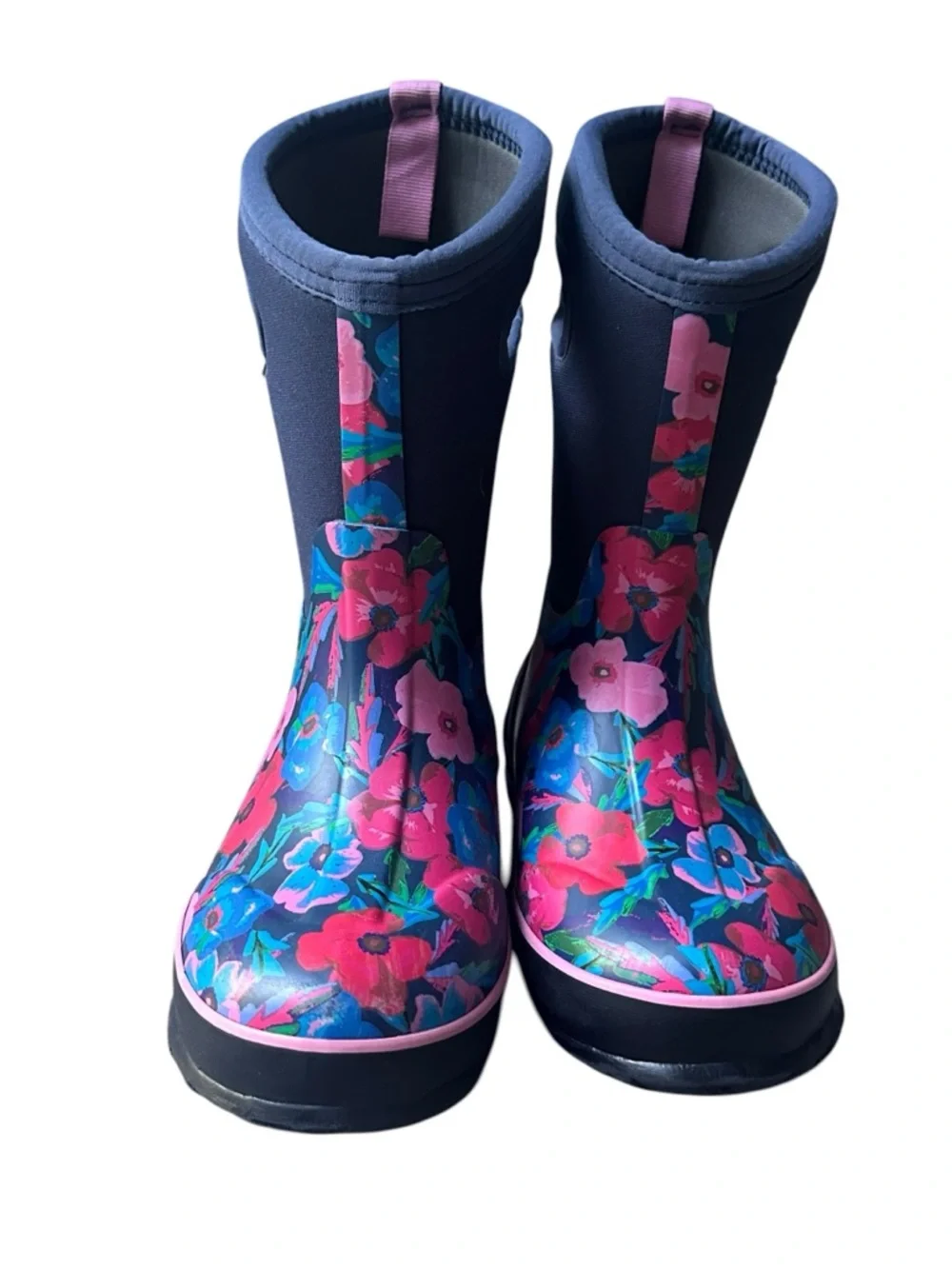 Bogs Classic Pansies Rainboots Youth‎ Size 2